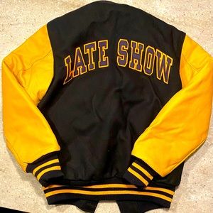 Autographed bomber jacket. Men’s Medium